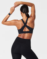 SPANX® FlexFeel Medium Impact Sports Bra | Very Black